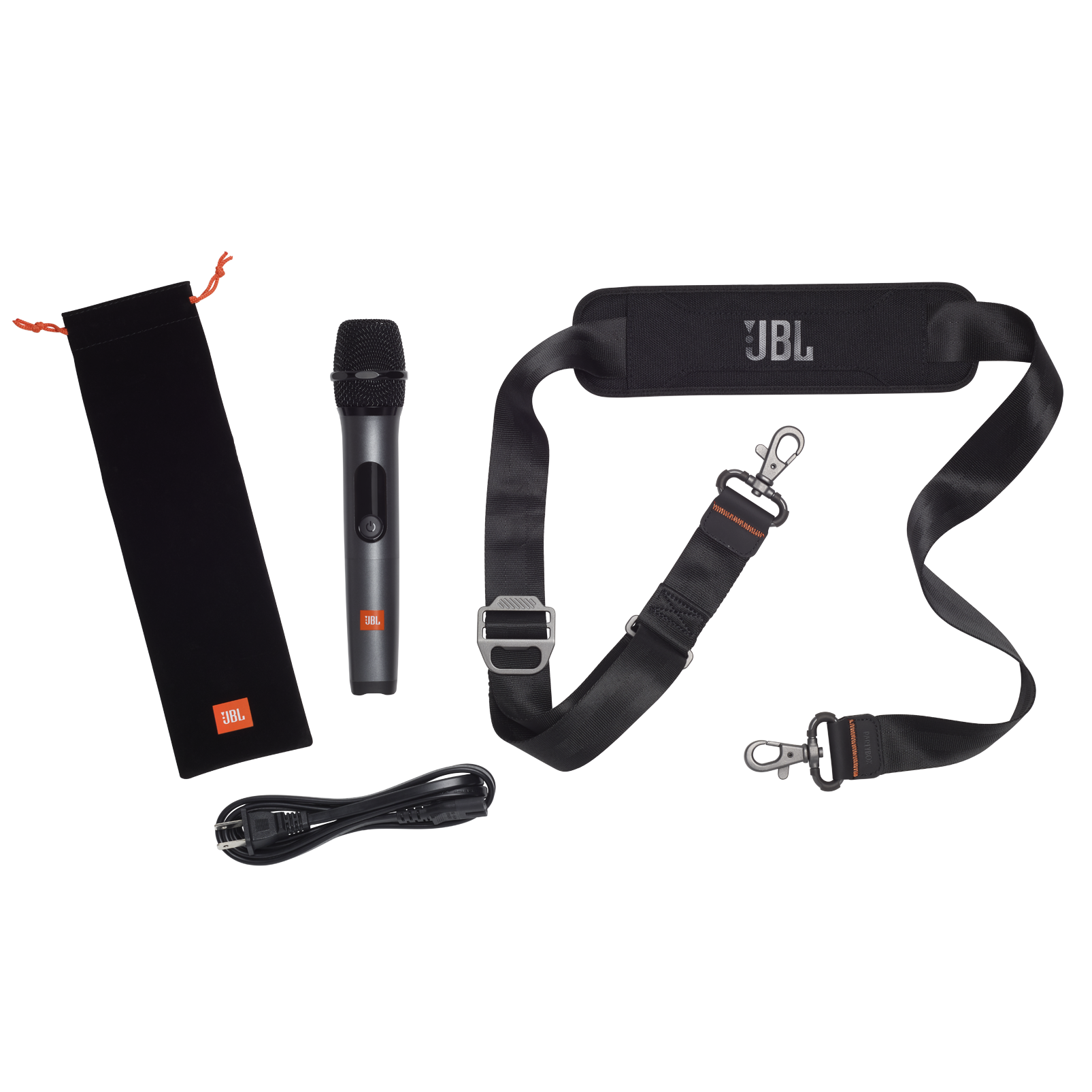 JBL PartyBox On-The-Go - Black - Portable party speaker with built-in lights and wireless mic - Detailshot 6